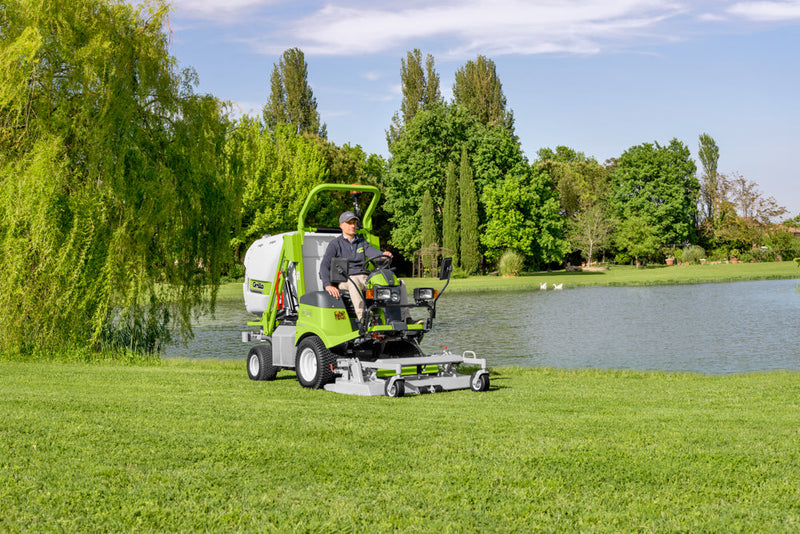 Tractoraș de tuns multifuncțional Grillo FD 13,09 4WD cu platou de 155 cm, 26CP, 155CM, 12000 mp/h