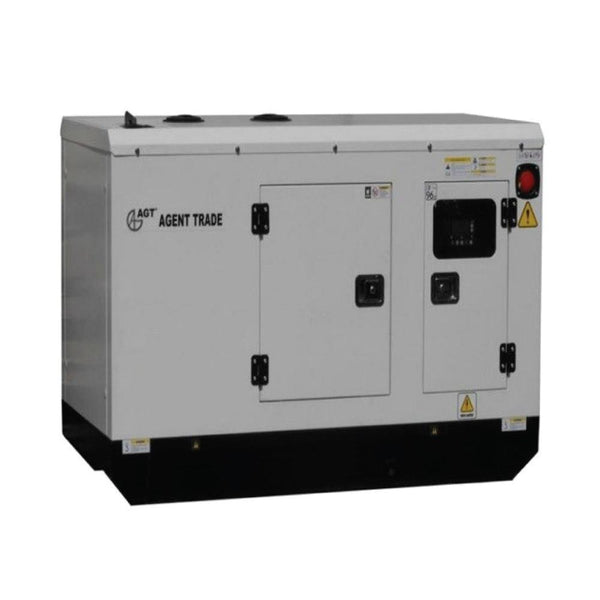 Generator curent staționar trifazat AGT 12003 DSEA, 12kVA, 16CP, diesel, starter electric, bujii incandescente, răcire cu lichid