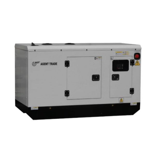 Generator curent staționar trifazat AGT 33 DSEA, 33kVA, 49CP, diesel, starter electric, bujii incandescente, răcire cu lichid, AVR