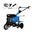 Motosapă AGT 5580 SH265, 6.5CP, benzină, 80CM, 73kg cu roți pneumatice, plug și adaptor prindere accesorii