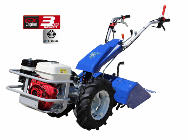 Motocultivator AGT2D GX270, 9 CP, roți 5–10”, cu diferențial + freză 58 cm