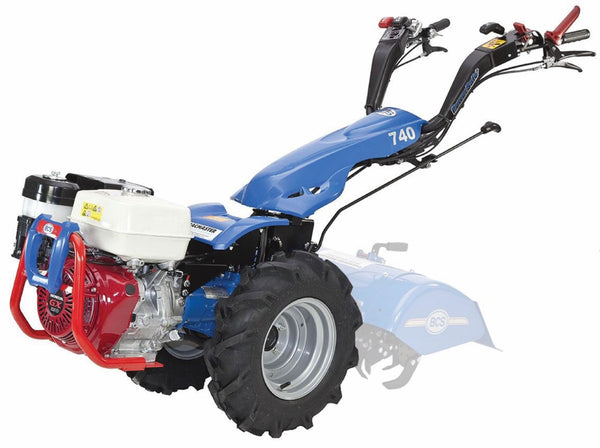 Motocultivator BCS 740PS cu motor Honda GX390 11,7CP, roți 5,0-10