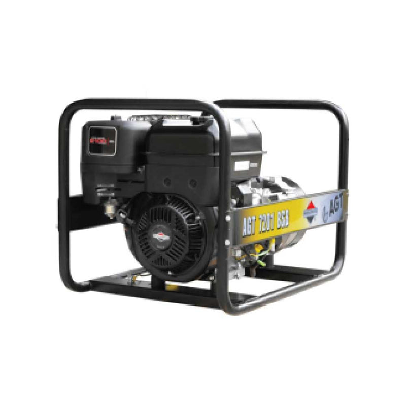 Generator curent monofazic AGT 7201 BSB SE, 6,1kVA, motor BRIGGS & STRATTON SERIES 2100, 14CP, pe benzină, protecție termică, contor orar, starter manual