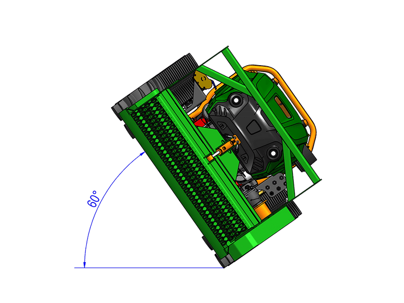 Tocător multifuncțional șenilat și radiocomandat MDB Green Climber LV800 PRO, 76CP