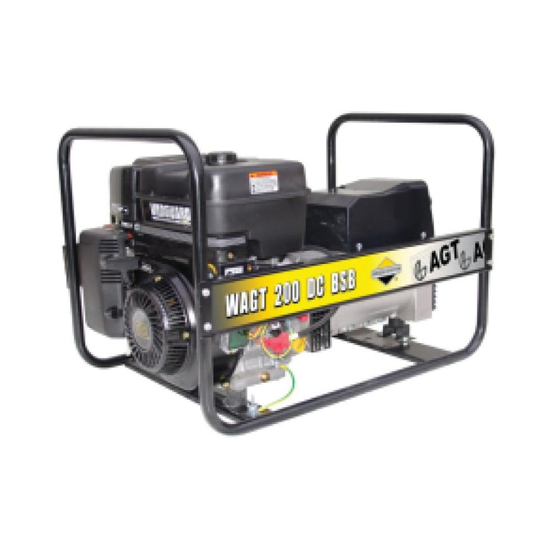 Generator curent de sudură WAGT 200 DC BSB SE, 4kVA, motor BRIGGS & STRATTON Vanguard, 13CP, pe benzină, protecție termică, senzor lipsă ulei, contor orar, starter manual