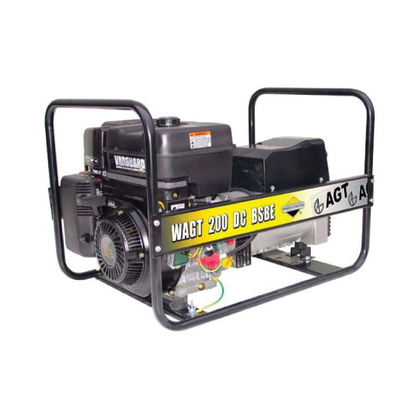 Generator curent de sudură WAGT 200 DC BSBE SE, 4kVA, motor BRIGGS & STRATTON Vanguard, 13CP, pe benzină, protecție termică, senzor lipsă ulei, contor orar, starter electric