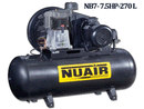 Compresor aer cu piston 270L NUAIR NUB B 7/7,5/270 CM3, cod NUBB7/7,5/270