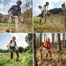 Motocoasă Stihl FS 111, benzină, 1,4CP, motor 2T, tehnologie 4-MIX, cuțit iarbă (inclus) și cap tăietor cu fir (opțional) + CADOU: AutoCut 25-2 + Ulei amestec 0.5 litri