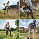 Motocoasă Stihl FS 91, benzină, 1,3CP, motor 2T, tehnologie 4-MIX, cuțit iarbă (inclus) și cap tăietor cu fir (opțional) + CADOU: Ulei amestec 0.5 litri