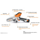 Fierăstrău cu acumulator Stihl GTA 26, 10,8V, 10CM