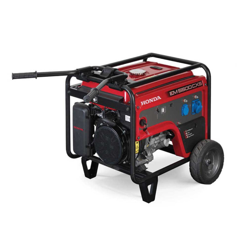 Generator curent monofazic Honda EM5500CXS2 / 5.5kVA / Honda iGX390 / 11.7CP / pe benzină / răcire cu aer / pornire electrică / i-AVR / gama “Specialist Open Frame”