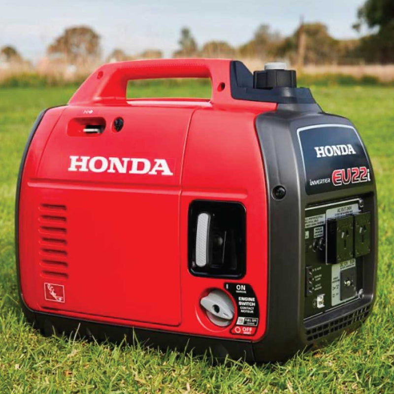 Generator curent monofazic Honda INVERTER EU22iT G / 1,8kVA / Honda GXR120 / 4CP / benzină / însonorizat / răcire cu aer