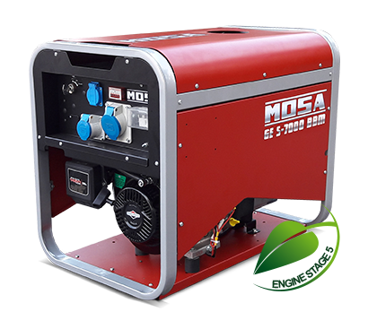 Generator curent monofazic MOSA GE S-7000 HBM AVR / 6000W / Honda i-GX390 / 11.7CP