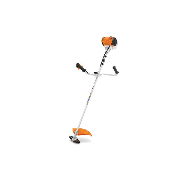 Motocoasă Stihl FS 111, benzină, 1,4CP, motor 2T, tehnologie 4-MIX, cuțit iarbă (inclus) și cap tăietor cu fir (opțional) + CADOU: AutoCut 25-2 + Ulei amestec 0.5 litri