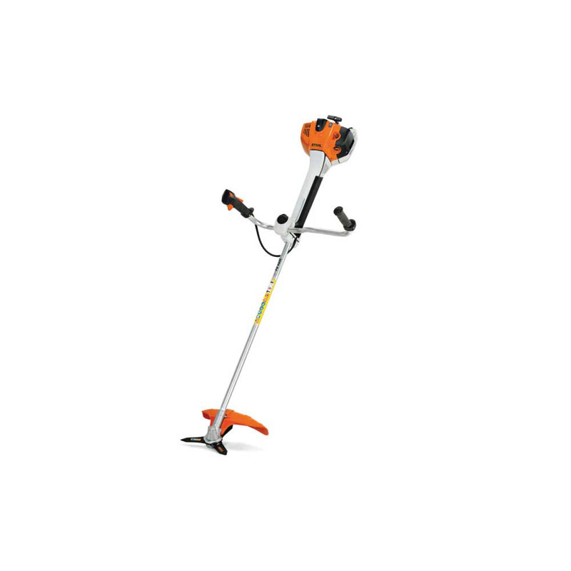 Motocoasă Stihl FS 460 C-E, benzină, 3CP, motor 2T, cuțit iarbă (inclus) și cap tăietor cu fir (opțional)