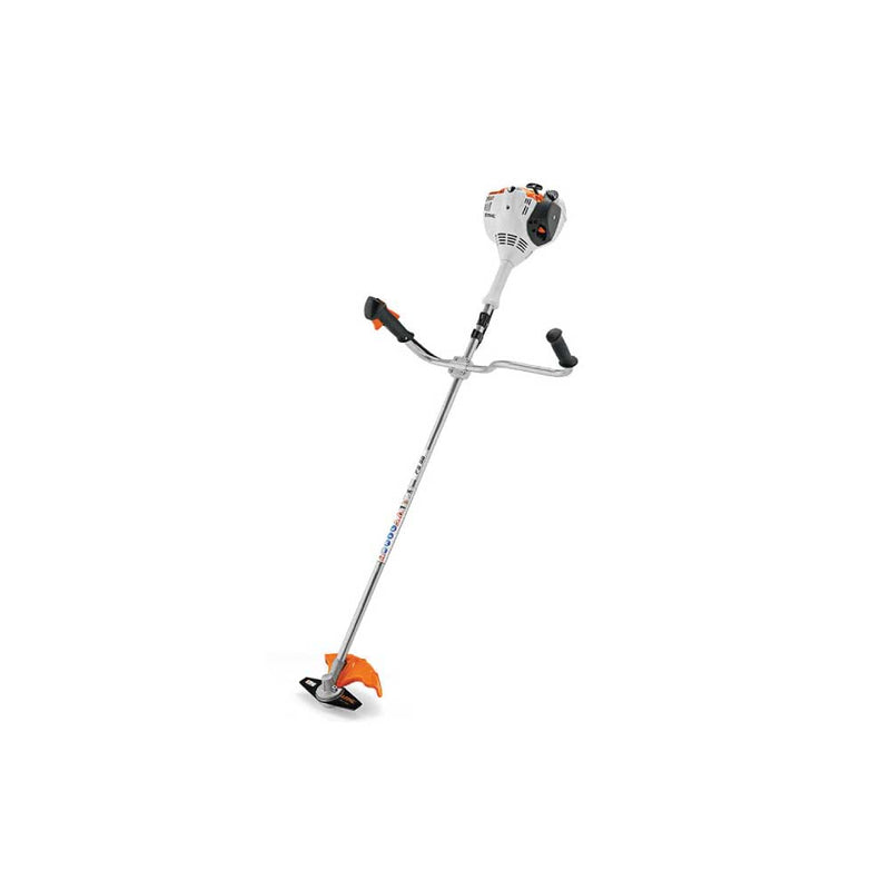 Motocoasă Stihl FS 56, benzină, 1,1CP, motor 2T, cuțit iarbă (inclus) și cap tăietor cu fir (opțional)