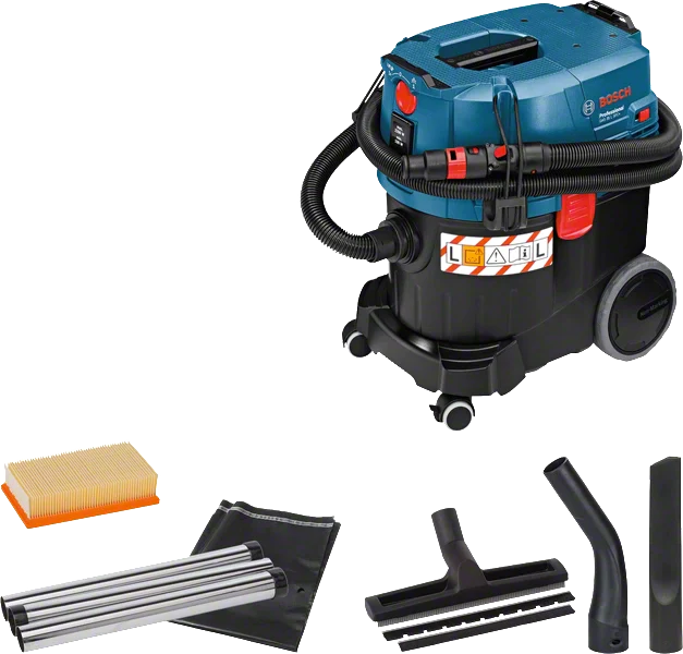 Aspirator Bosch GAS 35 L SFC+, umed-uscat, 1200W, cod 06019C3000