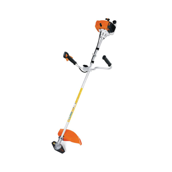 Motocoasă Stihl FS 120, benzină, 1,8CP, motor 2T, cuțit iarbă (inclus) și cap tăietor cu fir (opțional) + CADOU: AutoCut 25-2 + Ulei amestec 0.5 litri