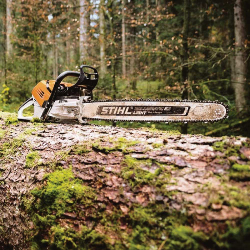 Motoferăstrău Stihl MS 500i, 6,8CP, 50CM, 3/8", tehnologie cu injecție, pompă ulei automată + CADOU: Lanț de rezervă + Ulei amestec 0.5 litri + Ulei de lanț 1 litru