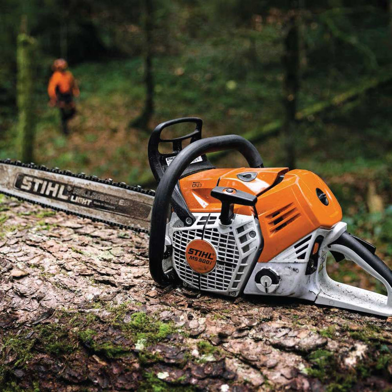 Motoferăstrău Stihl MS 500i, 6,8CP, 50CM, 3/8", tehnologie cu injecție, pompă ulei automată + CADOU: Lanț de rezervă + Ulei amestec 0.5 litri + Ulei de lanț 1 litru