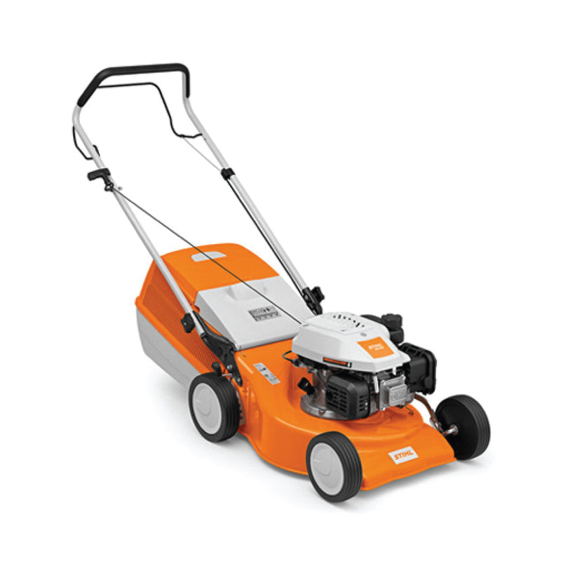 Mașină de gazon pe benzină Stihl RM 248, 2,8CP, 46CM, fără autopropulsie (63500113456) + CADOU: Ulei de motor pentru prima pornire