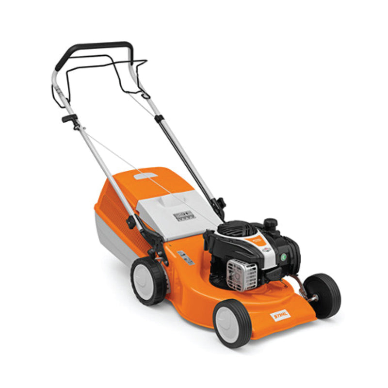 Mașină de gazon pe benzină Stihl RM 248 T, 2,8CP, 46CM, cu autopropulsie (63500113461) + CADOU: Ulei de motor pentru prima pornire